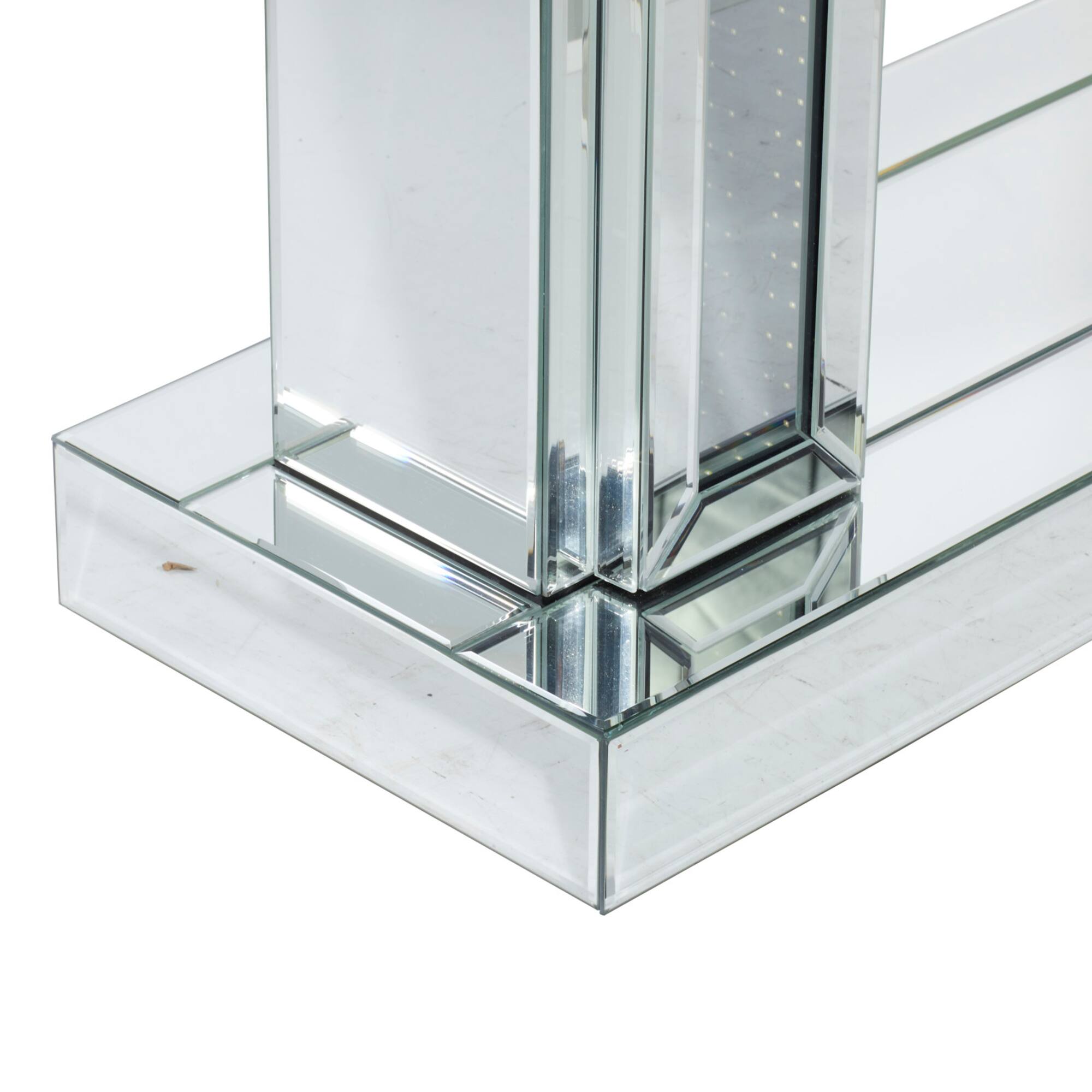 Silver Glam Wood Console Table, 32" x 48"